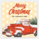 Buscar camión rojo pegatinas Navidades