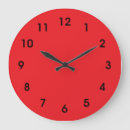 Buscar colores primarios relojes de pared Rojo
