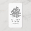Buscar loto blanco tarjetas de visita Flor