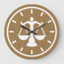 Buscar abogada relojes de pared Escalas de justicia