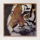 Buscar cara del tigre puzzles Gato grande