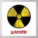 Buscar radiactivo posters Peligro