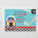Buscar jukebox invitaciones Vintage