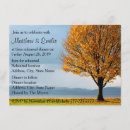 Buscar árbol de arce invitaciones Caída