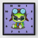 Buscar tortuga relojes de pared Adorable