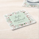 Buscar madera blanca posavasos Invitados