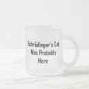 Buscar gato del schrodinger tazas Divertido
