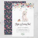 Buscar westies invitaciones De westie