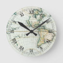 Buscar mapas antiguos relojes de pared Atlas