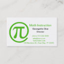 Buscar 14 tarjetas de visita Matemáticas