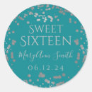 Buscar confetti pegatinas Relieve metalizado plateado
