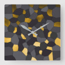 Buscar amarillo y gris relojes de pared Moderno