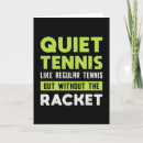 Buscar tenis del juego tarjetas Raqueta de tenis