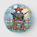 Buscar vaca relojes de pared Granjero