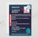 Buscar detective invitaciones Espía