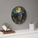 Buscar búho del vintage relojes de pared Pájaro