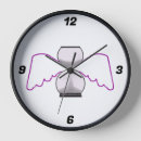 Buscar el tiempo vuela relojes de pared Alas