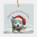 Buscar westie adornos Navidad
