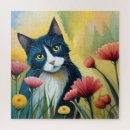 Buscar gatitos blancos y negros puzzles General y unisex