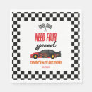 Buscar coches de carreras servilletas Chico