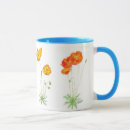 Buscar blanco anaranjado tazas Flores