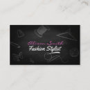 Buscar fashion stylist tarjetas de visita Designer