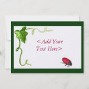 Buscar insecto de la señora invitaciones Rojo