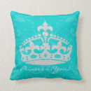 Buscar corona de los derechos cojines Para ella