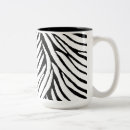 Buscar estampado de zebra tazas Elegante