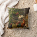 Buscar gallo del vintage cojines Pollos