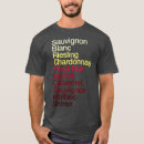 Buscar color vino camisetas Para