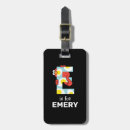 Buscar huevo etiquetas para maletas Monograma