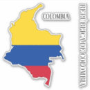 Buscar mapa de colombia pegatinas Colombiano