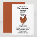 Buscar pollo divertido invitaciones Para ella