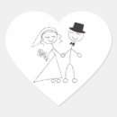 Buscar figura corazon pegatinas Novia