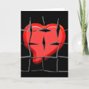 Buscar rompecabezas del corazón tarjetas Rojo