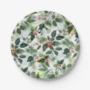 Buscar fiesta de navidad platos Holly