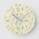 Buscar hierbas y especias relojes de pared Naturaleza