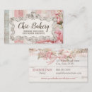 Buscar shabby tarjetas de visita Rosa