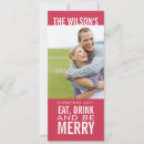 Buscar bebida la tarjetas de navidad Moderno