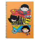 Buscar héroe cuadernos Liga de justicia
