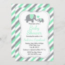 Buscar elefante de la verde menta invitaciones Para ella