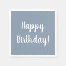 Buscar feliz cumpleaños servilletas Blanco