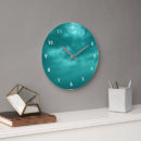 Buscar abstracto cielos relojes de pared Blanco