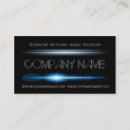 Buscar club nocturno tarjetas de visita Negro