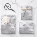 Buscar hoja plata de papel de regalo Elegante