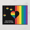 Buscar rayas del arco iris postales General y unisex