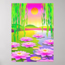 Buscar flor de loto posters Agua