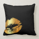 Buscar labios beso cojines Oro