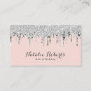 Buscar plateado tarjetas de visita Peluquero